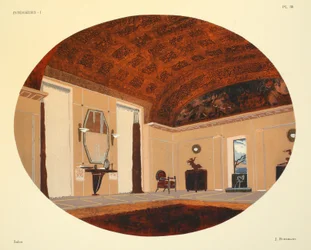 Salón, ilustración de 